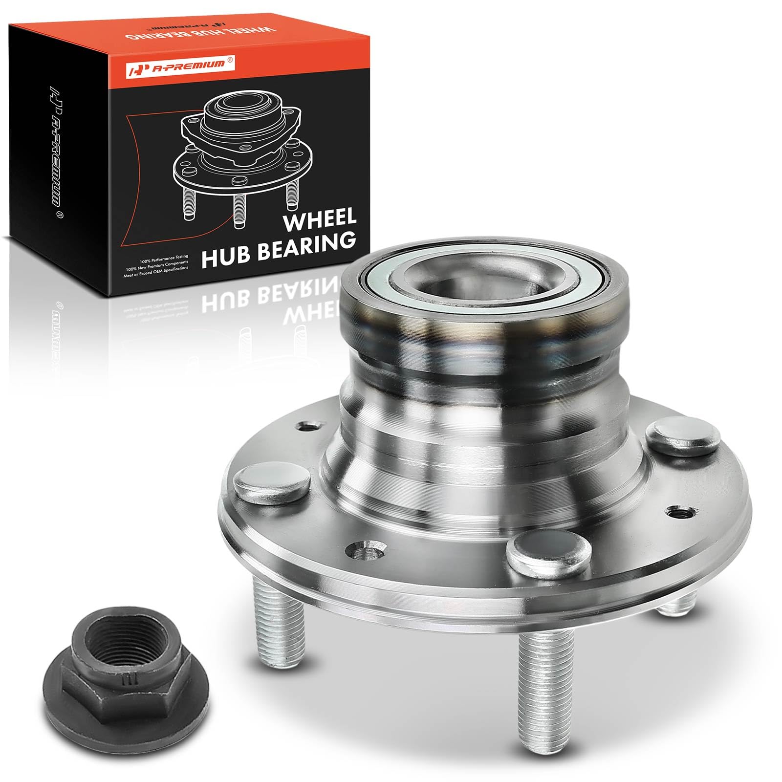 Amazon.com: A-Premium Rear Wheel Bearing and Hub Assembly with 4